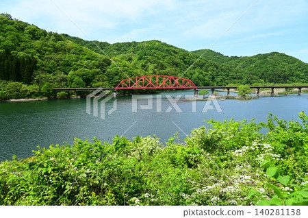 Lake Kinshu is at full capacity. Lake Kinshu is at full capacity. 140281138