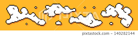 Pixel art cloud. Pixel art cloud. 140282144