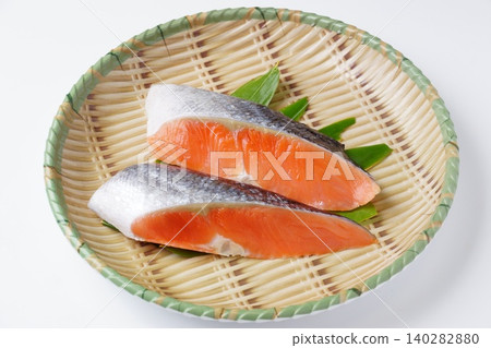 raw salmon fillet raw salmon fillet 140282880