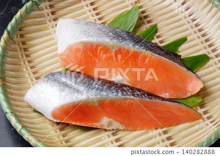 raw salmon fillet raw salmon fillet 140282888