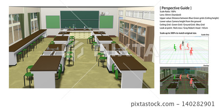 A school science lab background that can be used for animations. Includes perspective guide data for convenient character compositing. A school science lab background that can be used for animations. Includes perspective guide data for convenient character compositing. 140282901