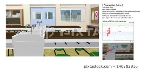 A school science lab background that can be used for animations. Includes perspective guide data for convenient character compositing. A school science lab background that can be used for animations. Includes perspective guide data for convenient character compositing. 140282916