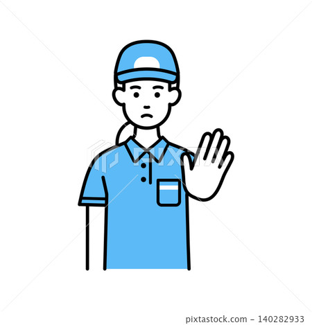 女送貨司機發出警告。 140282933