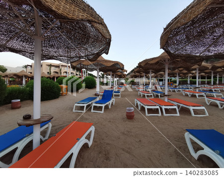 Egypt beach Red Sea Makadi Bay Egypt beach Red Sea Makadi Bay 140283085