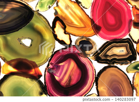 color agate mineral collection color agate mineral collection 140283097