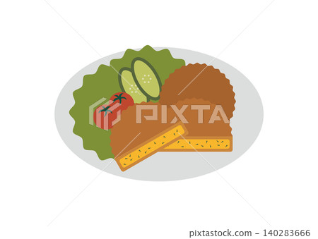 Illustration of pumpkin croquettes Illustration of pumpkin croquettes 140283666