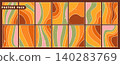 Pack with simple color posters. 140283769