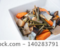 Braised herring and bracken 140283791
