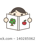 Children reading picture books 140285062