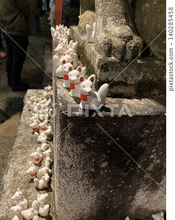 People who worship at the shrine People who worship at the shrine 140285458