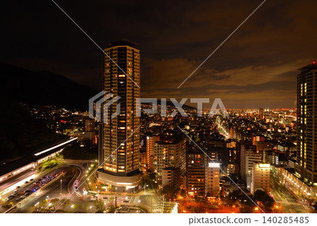 Night view of Kobe city from ANA Crowne Plaza Hotel Night view of Kobe city from ANA Crowne Plaza Hotel 140285485