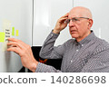 Elderly man with dementia has trouble remembering 140286698