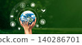 Ecology concept with hands holding earth globe 140286701