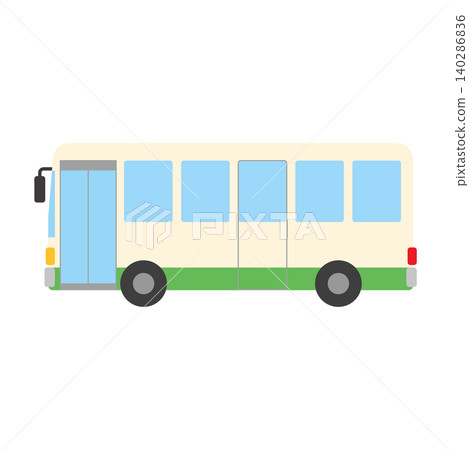 可愛的當地公車插圖 可愛的當地公車插圖 140286836