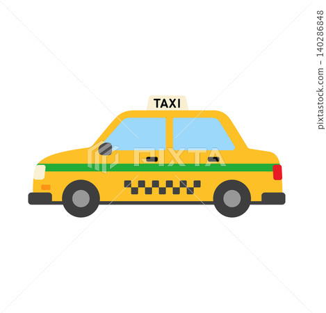 Cute illustration of a taxi 140286848