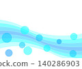 Simple light blue wave 140286903