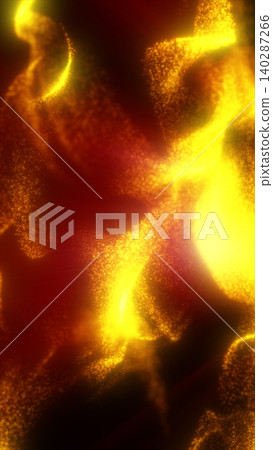 Warm golden particle flow with glowing abstract energy waves, fire-like texture, and luminous futuristic atmosphere. Warm golden particle flow with glowing abstract energy waves, fire-like texture, and luminous futuristic atmosphere. 140287266