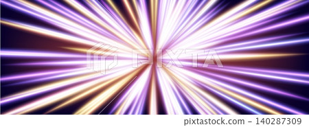 Dynamic motion trails, speed flowing neon lines Dynamic motion trails, speed flowing neon lines 140287309