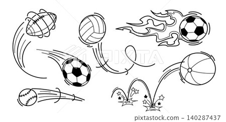 Ball bounces spiral trajectory with jump effect 140287437