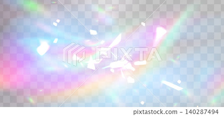 Light prism effect with rainbow spectrum Light prism effect with rainbow spectrum 140287494