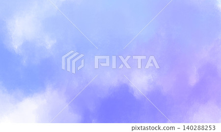 以淺紫色為底的素色背景，用水彩顏料繪製在素描紙上。 140288253