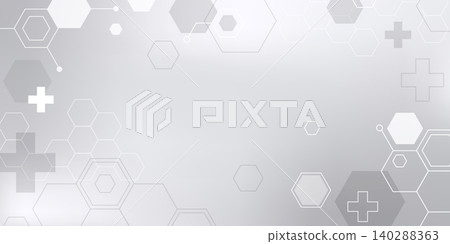Medical vector background with hexagon pattern Medical vector background with hexagon pattern 140288363
