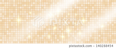Sequin background in warm beige sparkle for wedding invite. Cozy sequin mosaic on a gentle background by soft light. Vector disco ball backdrop with mirror tile pattern for fashion promo presentation Sequin background in warm beige sparkle for wedding invite. Cozy sequin mosaic on a gentle background by soft light. Vector disco ball backdrop with mirror tile pattern for fashion promo presentation 140288454