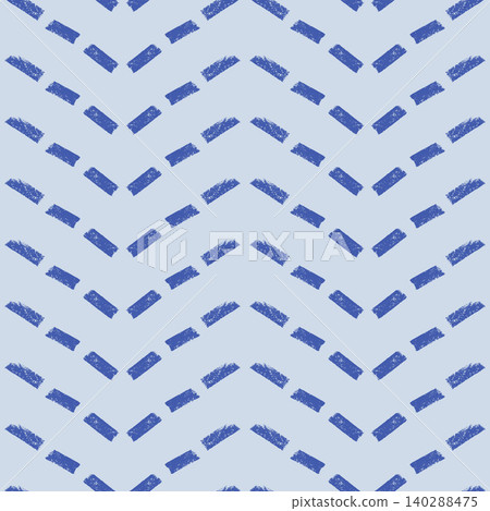 Crayon dash zigzag lines blue seamless pattern. Chalk freehand uneven streaks pattern design. Abstract sea wave ornament bg. Hand drawn line texture. Vector hand drawn doodle strips decor background Crayon dash zigzag lines blue seamless pattern. Chalk freehand uneven streaks pattern design. Abstract sea wave ornament bg. Hand drawn line texture. Vector hand drawn doodle strips decor background 140288475