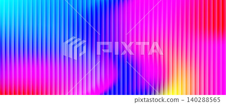 Glass gradient layered backdrop with blending colours and chroma. Bright glass gradient for music banner and sport layout. Ribbed neon vector bg for promo digital startup business presentation Glass gradient layered backdrop with blending colours and chroma. Bright glass gradient for music banner and sport layout. Ribbed neon vector bg for promo digital startup business presentation 140288565