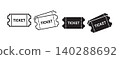 Event Admission Ticket Icon Collection 140288692