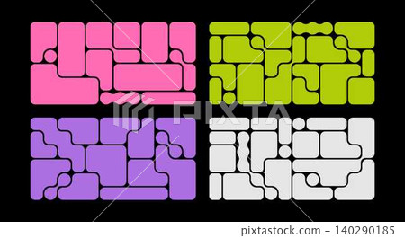 Vector Set Of Bento Grid Layout Templates With Various Panel Arrangements And Tile Sizes. Web Comic Style Frames And Modular Geometric Composition Vector Set Of Bento Grid Layout Templates With Various Panel Arrangements And Tile Sizes. Web Comic Style Frames And Modular Geometric Composition 140290185