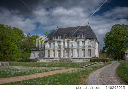 Ruins of Jumieges Abbey by the Seine River, Normandy Ruins of Jumieges Abbey by the Seine River, Normandy 140292015