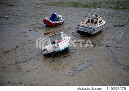 Granville Port at Low Tide Granville Port at Low Tide 140292076