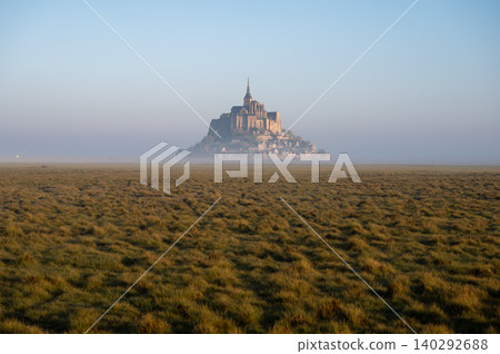 Mont Saint-Michel Abbey and Village, Normandy, France Mont Saint-Michel Abbey and Village, Normandy, France 140292688