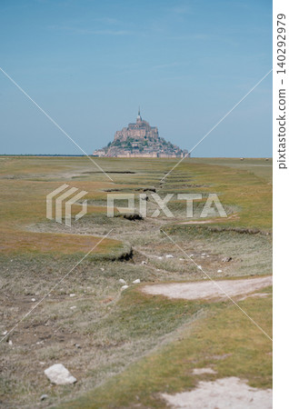 Mont Saint-Michel Abbey and Village, Normandy, France Mont Saint-Michel Abbey and Village, Normandy, France 140292979