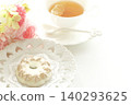 Russian cookies and lemon tea 140293625