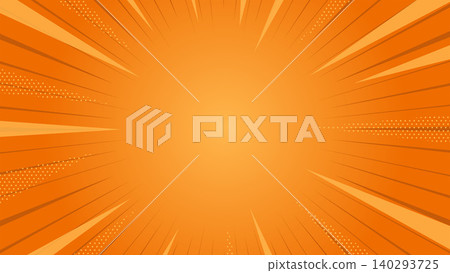 A bright and impactful background image for sales, featuring orange radiating rays. 140293725