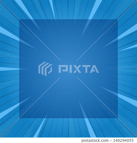 Summer background material with light blue rays and a frame with copy space. Summer background material with light blue rays and a frame with copy space. 140294055