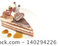 Chocolate shortcake Christmas cake 140294226