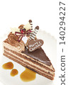 Chocolate shortcake Christmas cake 140294227