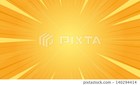 A bright and impactful background image for sales, featuring yellow radiating rays. 140294414