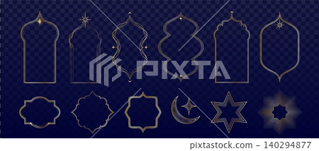 Elegant Ramadan arch frames set Elegant Ramadan arch frames set 140294877