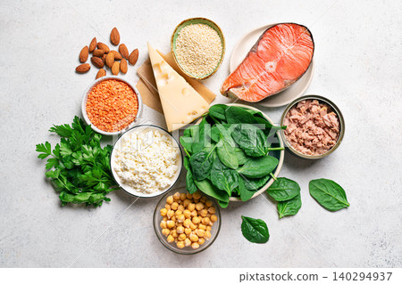 Calcium source foods. Natural products containing calcium. Calcium source foods. Natural products containing calcium. 140294937