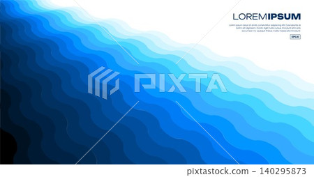 Colorful blue wave layer spectrum line background Colorful blue wave layer spectrum line background 140295873