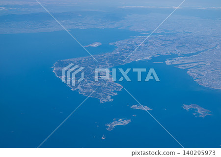 從飛機上看到的赤塔半島 從飛機上看到的赤塔半島 140295973