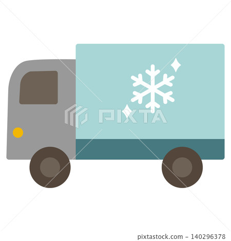 Simple and cute icon for frozen delivery (flat design) Simple and cute icon for frozen delivery (flat design) 140296378