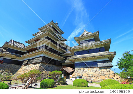Scenery of National Treasure Matsumoto Castle, Matsumoto City, Nagano Prefecture Scenery of National Treasure Matsumoto Castle, Matsumoto City, Nagano Prefecture 140296569