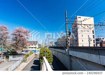 View of the north exit of Nishi-Kokubunji Station, Nishi-Koigakubo, Kokubunji City, Tokyo 140296937