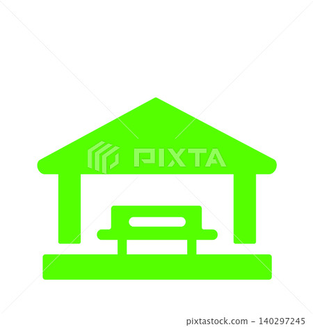 Simple train station pictograms (green) that are easy to use for station guides and transportation maps. Simple train station pictograms (green) that are easy to use for station guides and transportation maps. 140297245