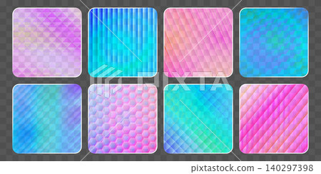 Ribbed glass panels with geometric pattern Ribbed glass panels with geometric pattern 140297398